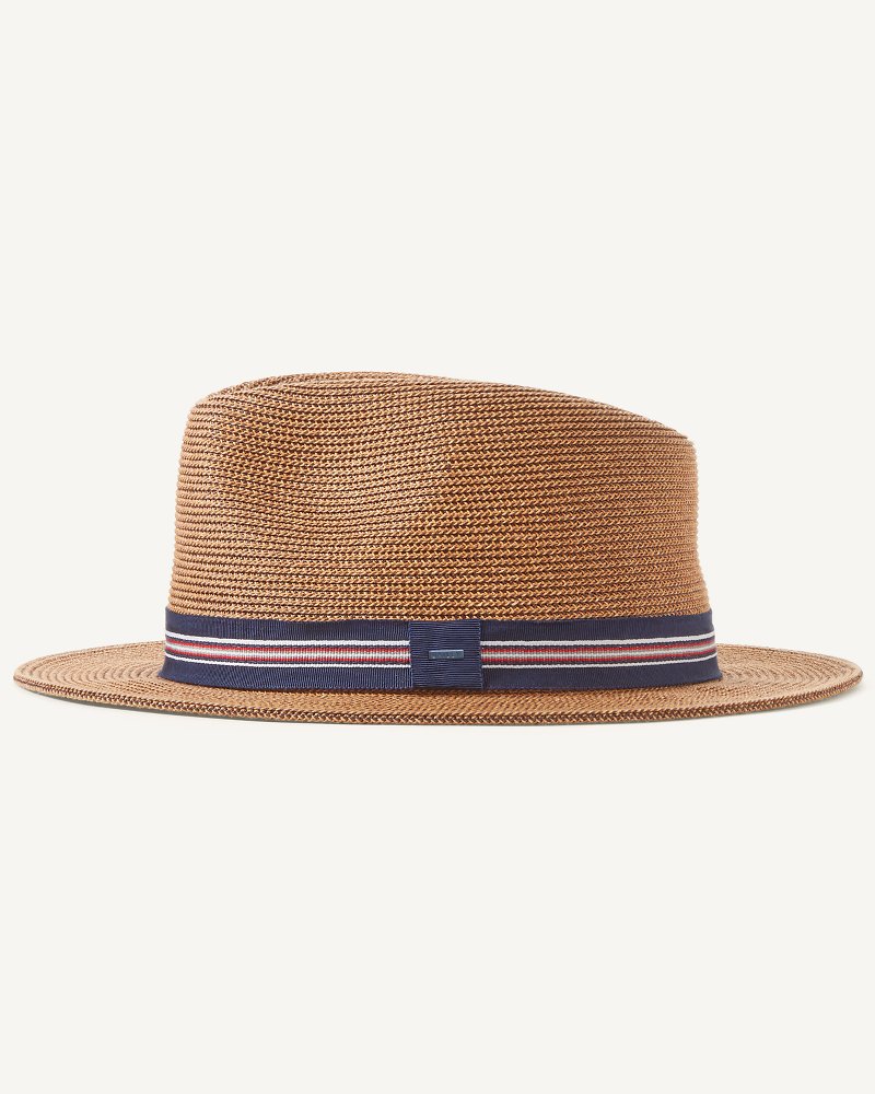 Men's Crocheted Toyo Fedora Hat - Tommy Bahama Hats — SetarTrading Hats