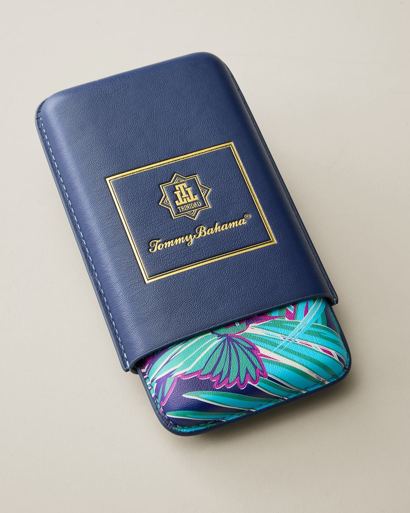 Tommy Bahama x Trinidad 3-Cigar Travel Case and Cutter