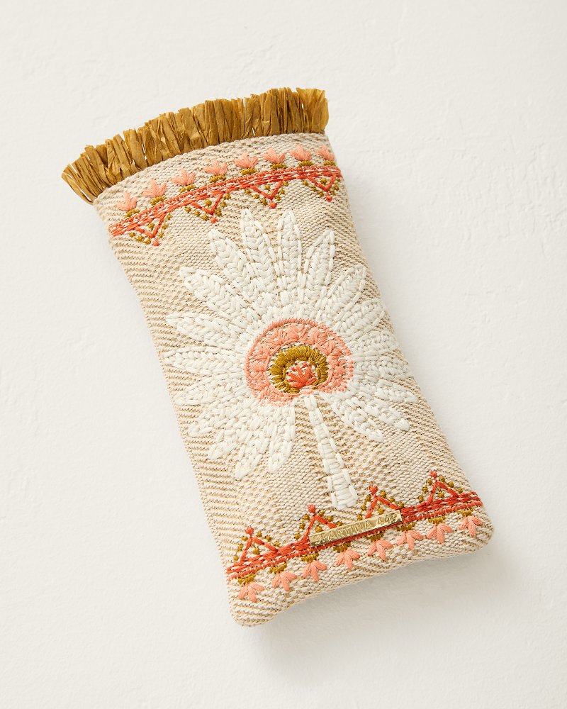Callawassie Palmetto Embroidered Sunglasses Case