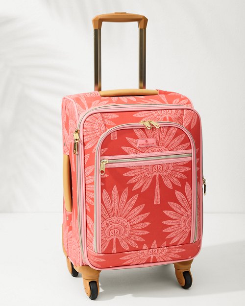 Palmetto Frond 20-Inch Rolling Suitcase