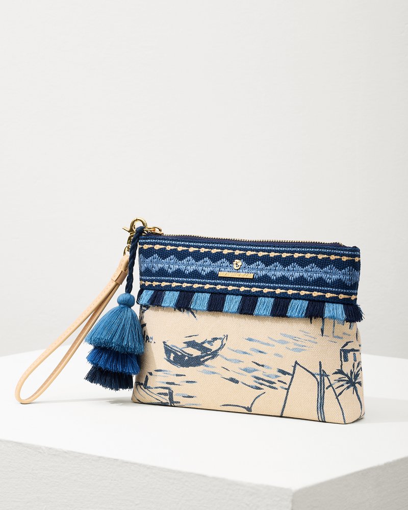 Daise Seascape Maci Wristlet