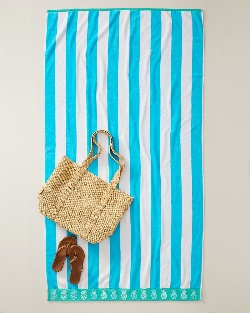 Bahama Cabana Woven Oversized Beach Towel