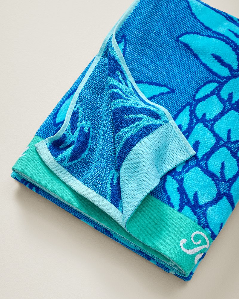 Pineapple Mix Woven Oversized Beach Towel