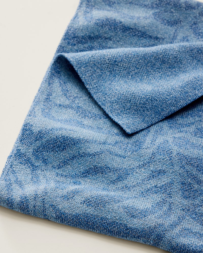 Cayman Leaf Fleece Throw Blanket