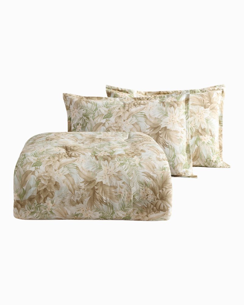 Palm Paradise Reversible 3-Piece Full/Queen Comforter Set thumbnail 3