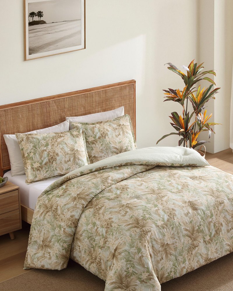Palm Paradise Reversible 3-Piece Full/Queen Comforter Set thumbnail 6