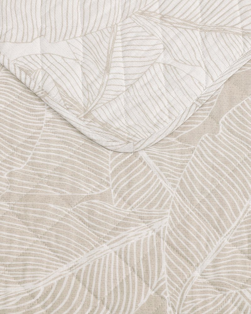 Pebble Palms Reversible 3-Piece Full/Queen Quilt Set thumbnail 3