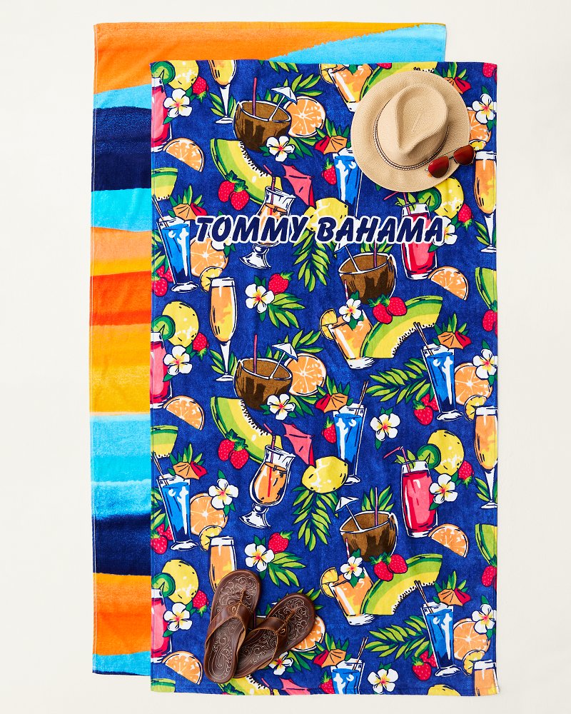 Sunset Island Beach Towels - Set of 2