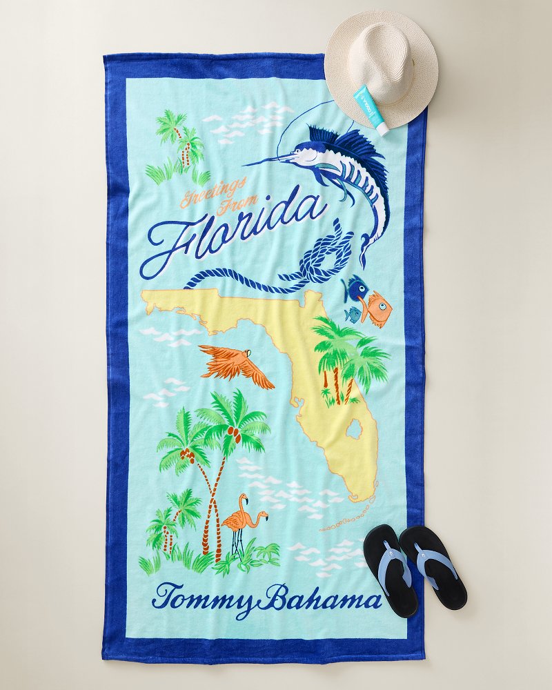 Destination Florida Beach Towel