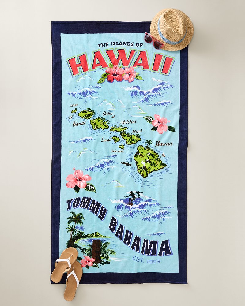 Destination Hawaii Beach Towel