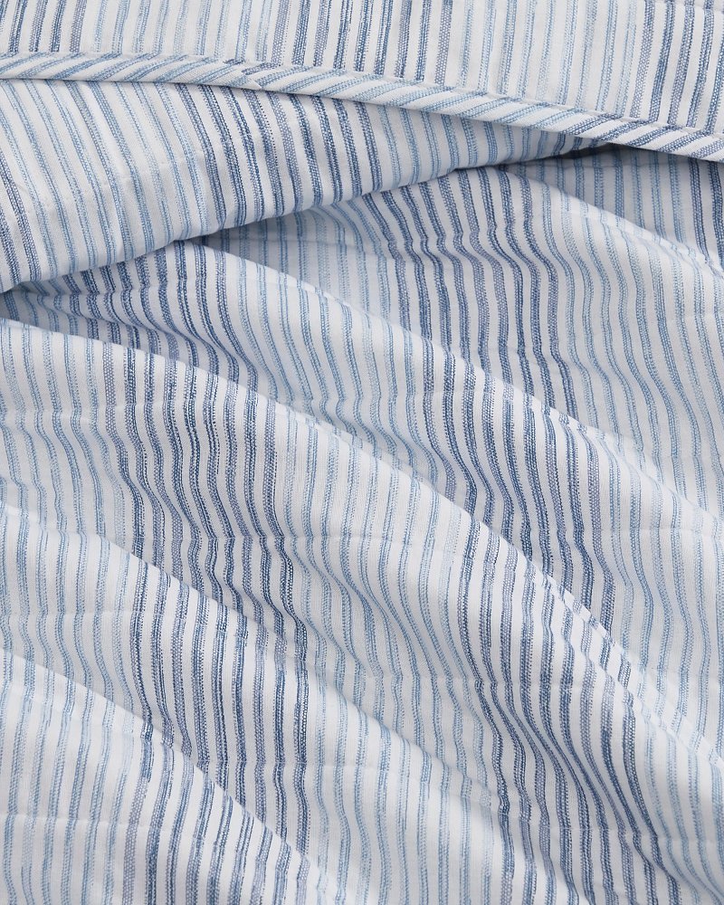 Bahama Weekend Stripe 3-Piece Full/Queen Quilt Set thumbnail 3