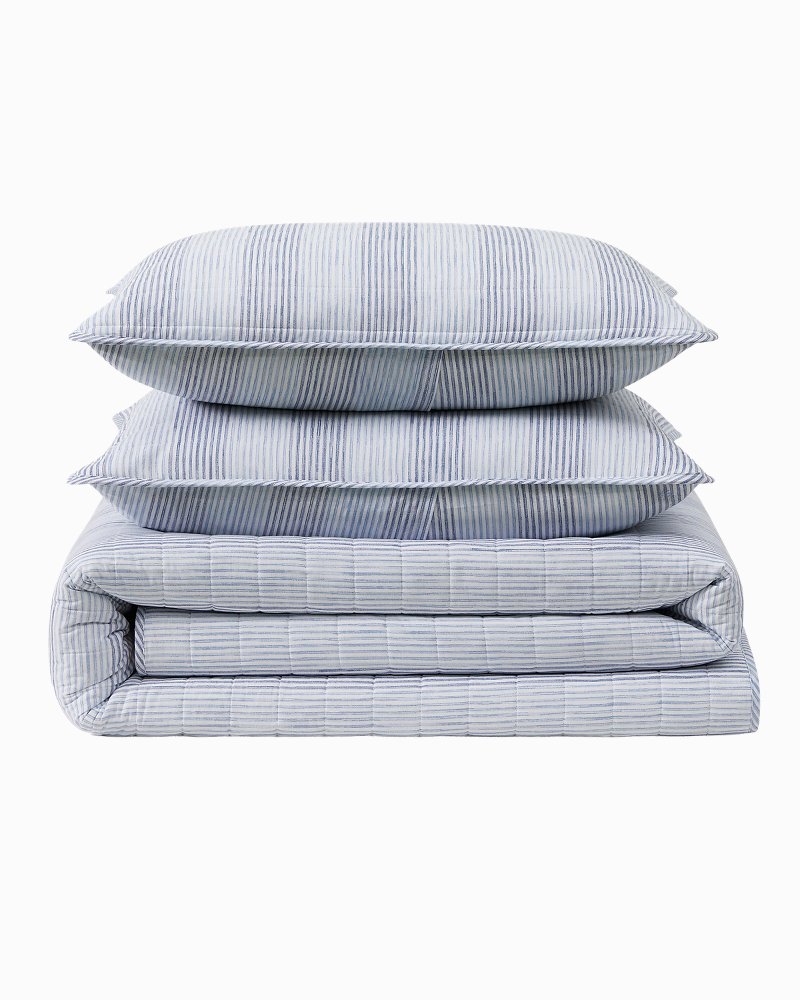 Bahama Weekend Stripe 3-Piece Full/Queen Quilt Set thumbnail 6