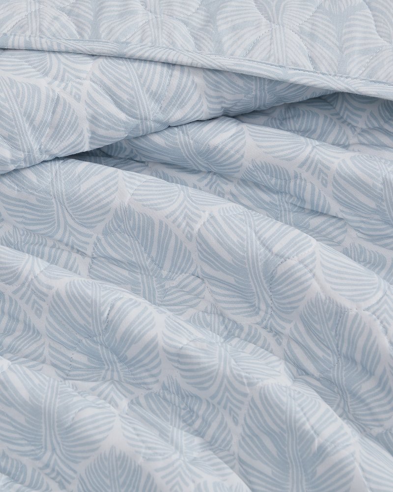 Line Palms 3-Piece King Quilt Set