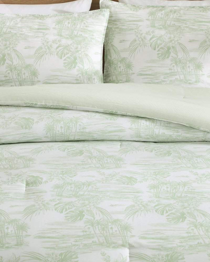 Beach Toile 3-Piece King Comforter Set