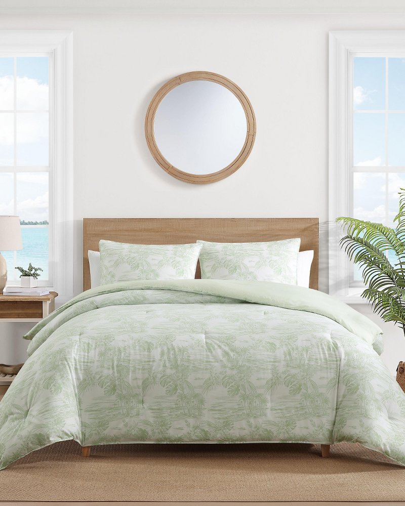 Beach Toile 3-Piece King Comforter Set