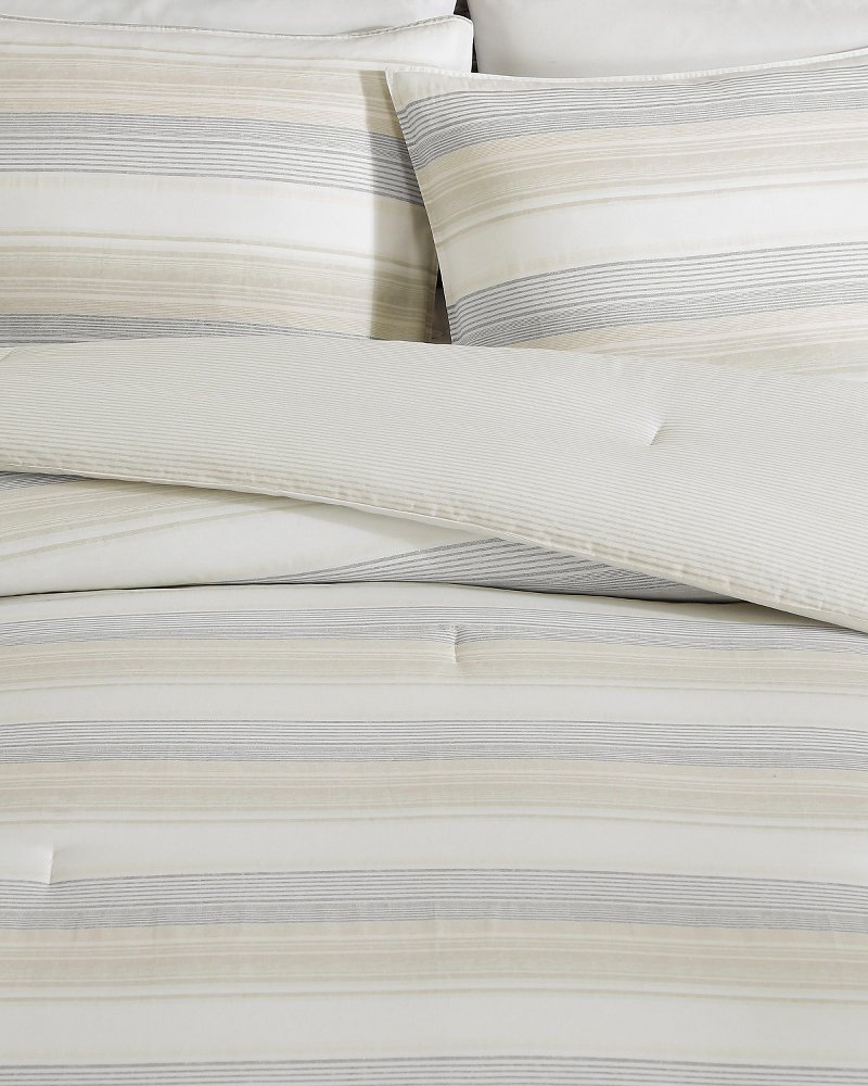 Canal Island Stripe 3-Piece Full/Queen Comforter Set