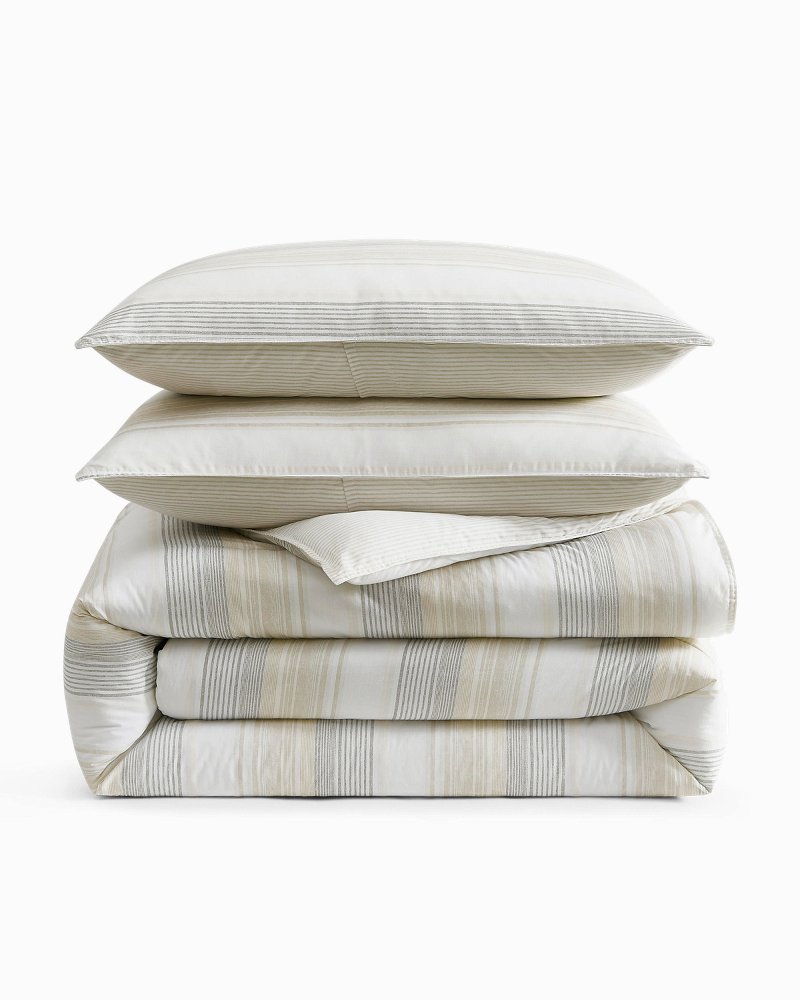 Canal Island Stripe Reversible 3-Piece Full/Queen Comforter Set thumbnail 6