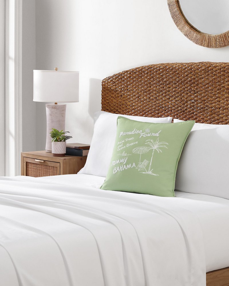 Paradise Found Green Decorative Pillow
