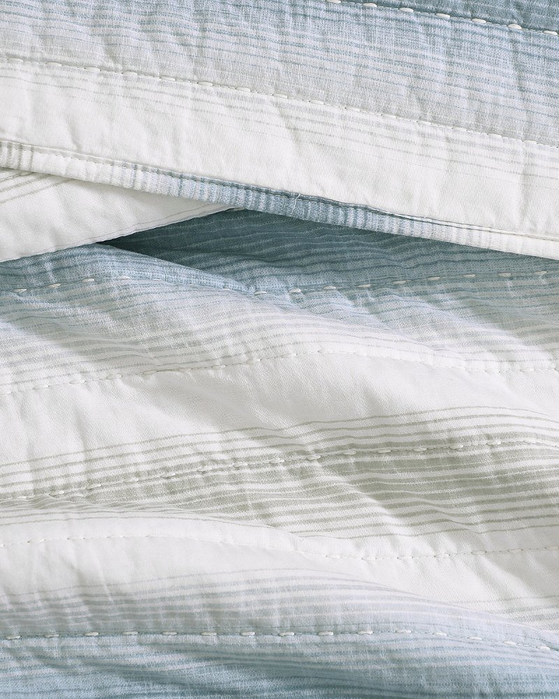 Prima Island Stripe 3-Piece King Quilt Set