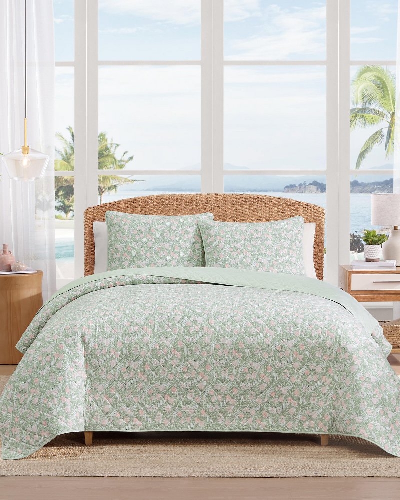 Pineapple Bloom 3 Piece Full/Queen Quilt Set
