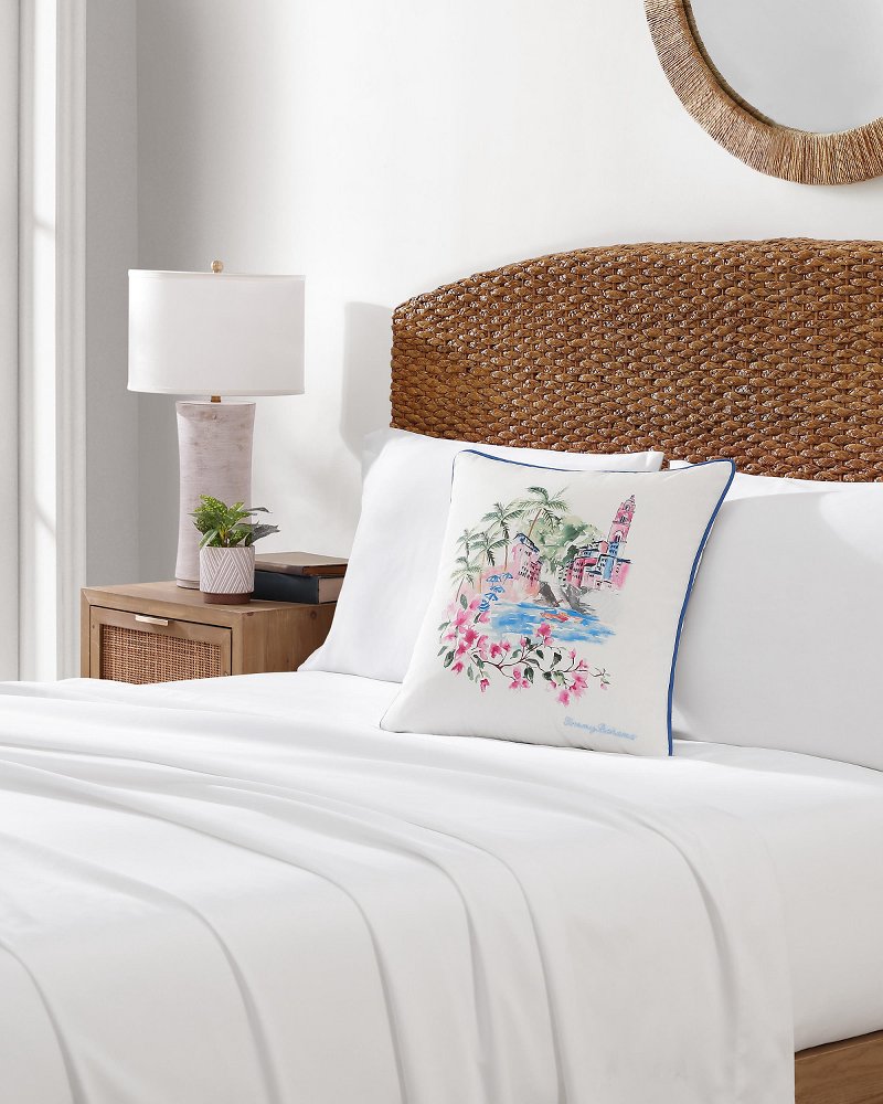 Watercolor Scenic Decorative Pillow