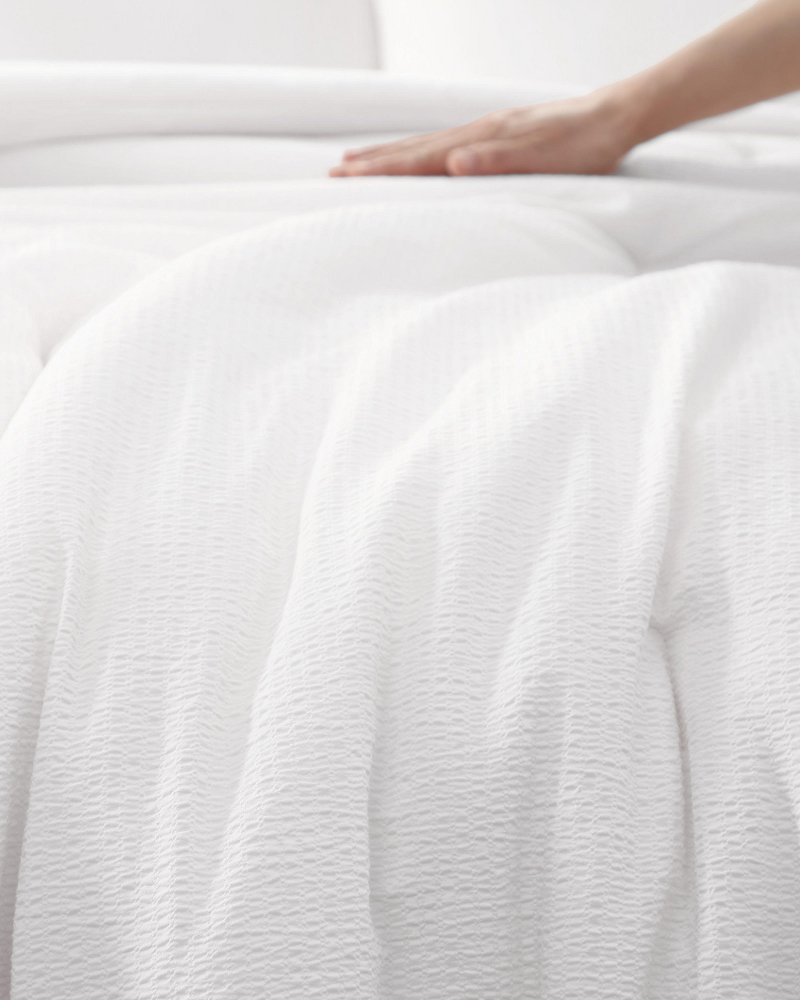 Pebble Texture 3-Piece Full/Queen Comforter Set