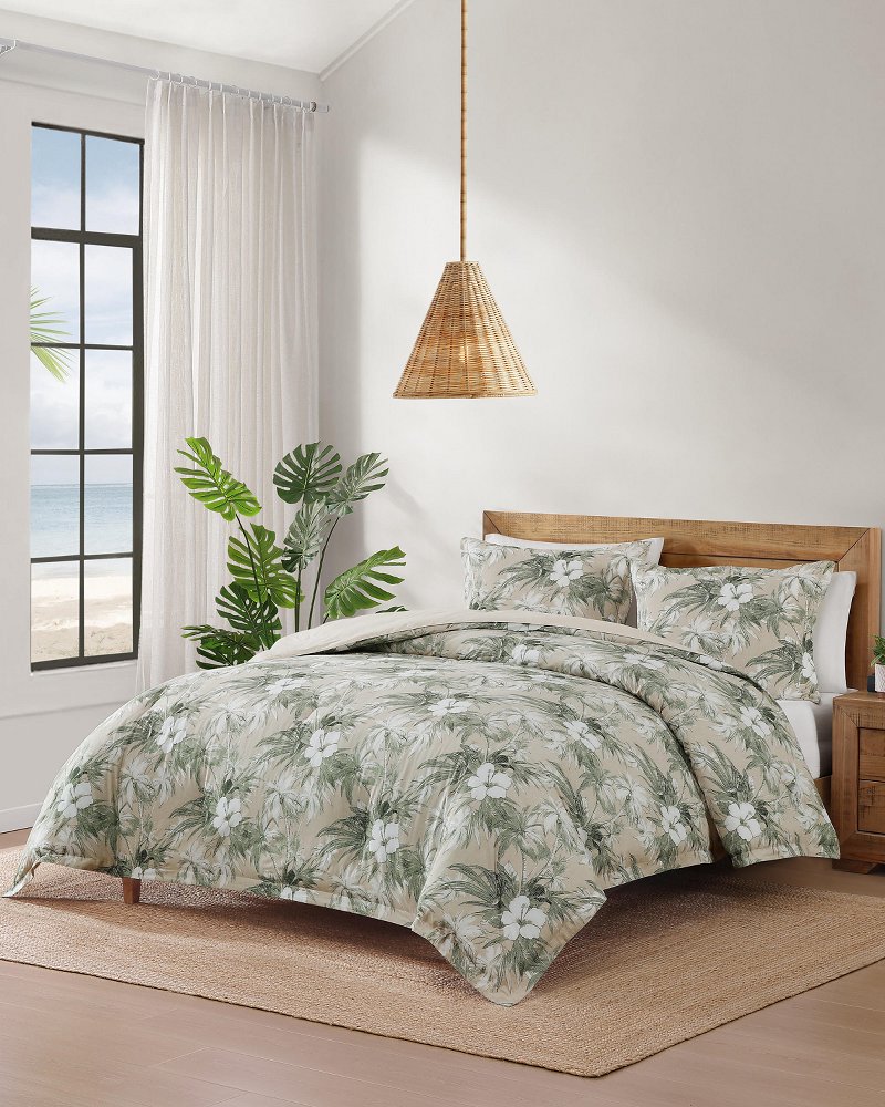 Beachway Bloom Stripe 3-Piece Full/Queen Comforter Set