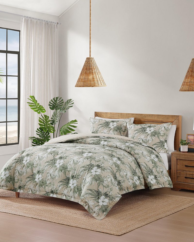 Beachway Bloom Stripe 3-Piece King Comforter Set
