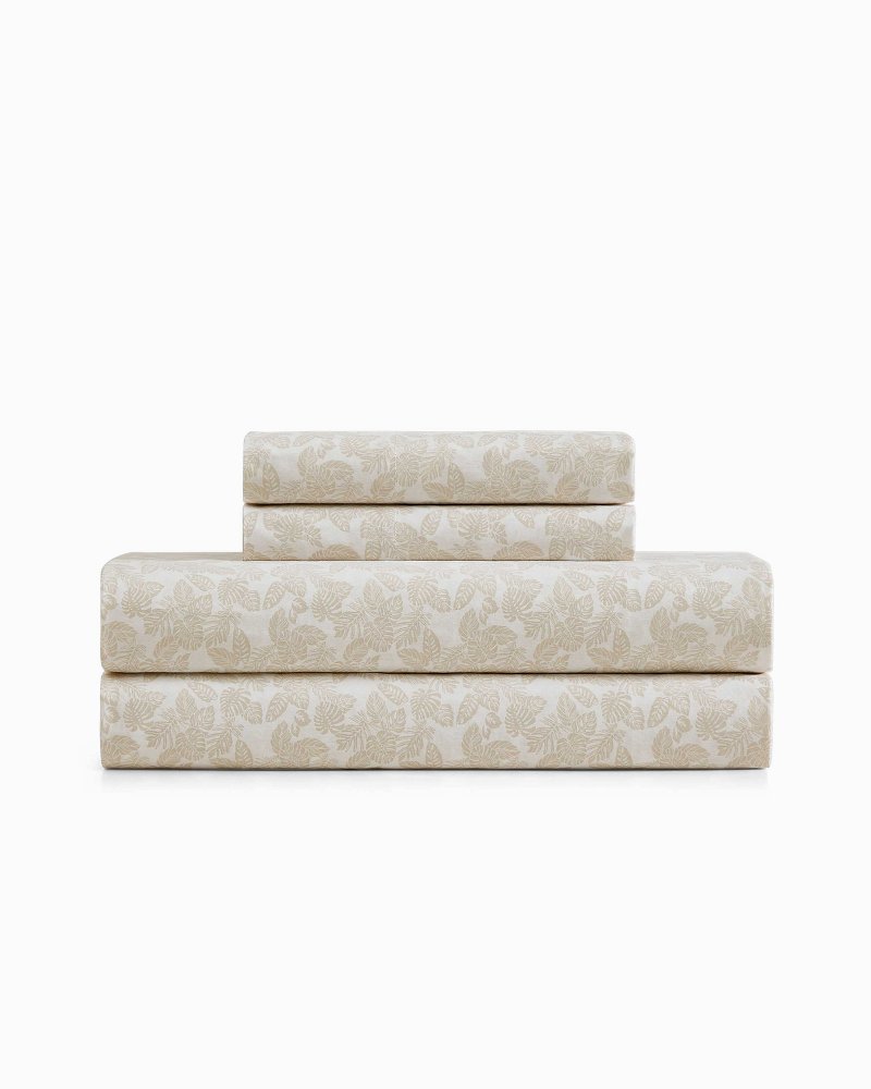 Frond Voyage 4-Piece Queen Sheet Set