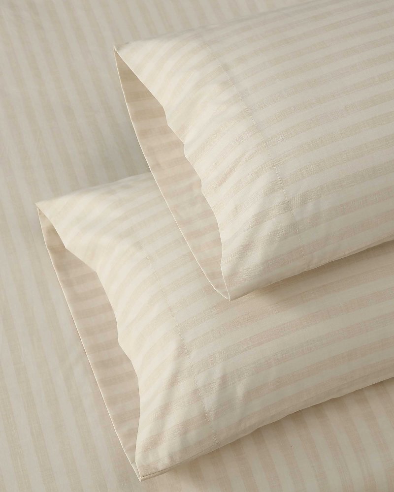 Coastline Micro Stripe 4-Piece King Sheet Set