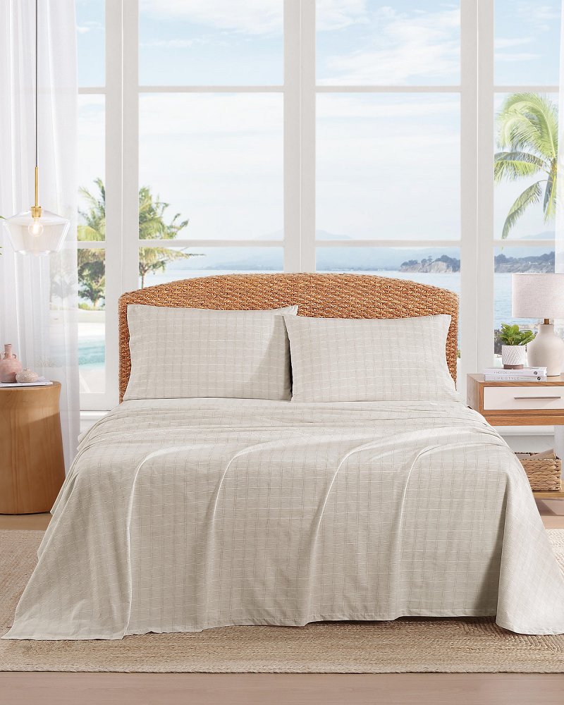Paradise Plaid 4-Piece Queen Sheet Set