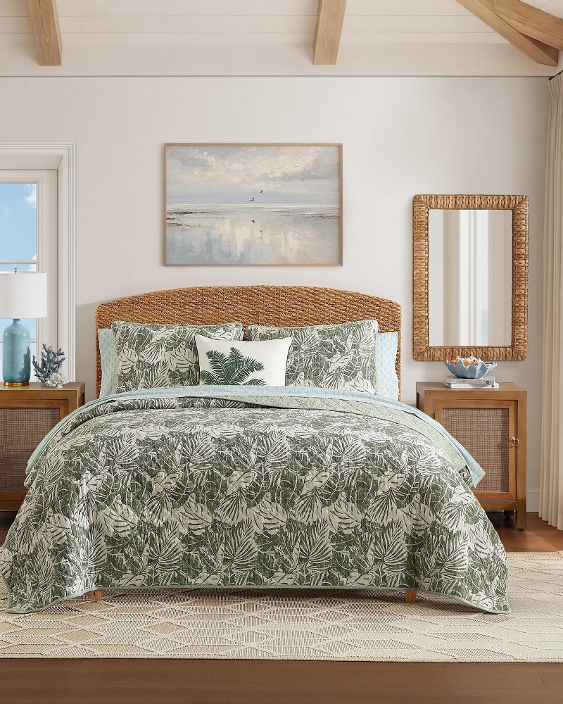 Costa Blanca Reversible 3-Piece King Quilt Set