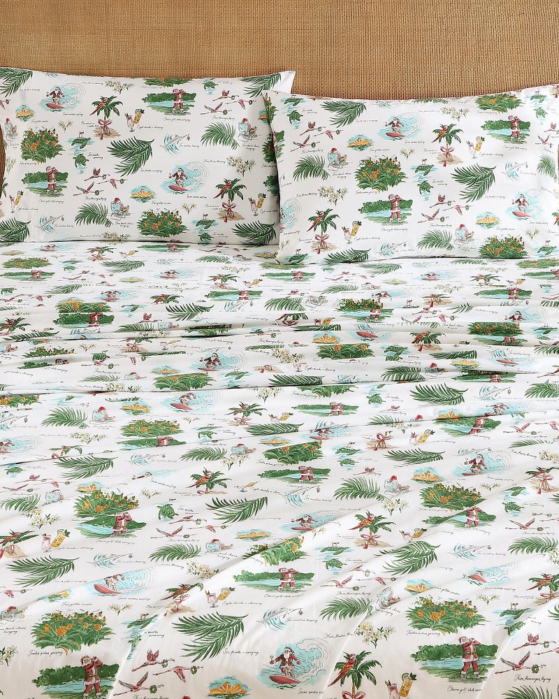 12 Days of Paradise 4-Piece King Sheet Set