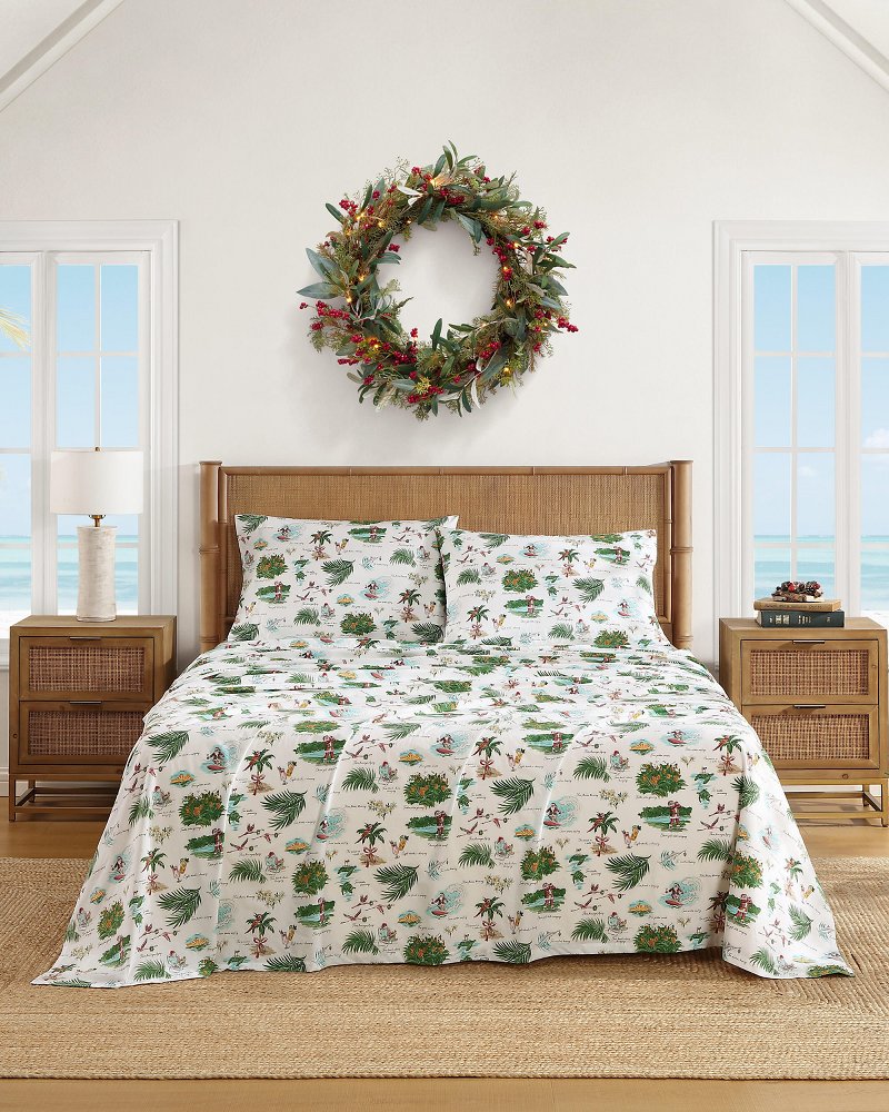 12 Days of Paradise 4-Piece King Sheet Set