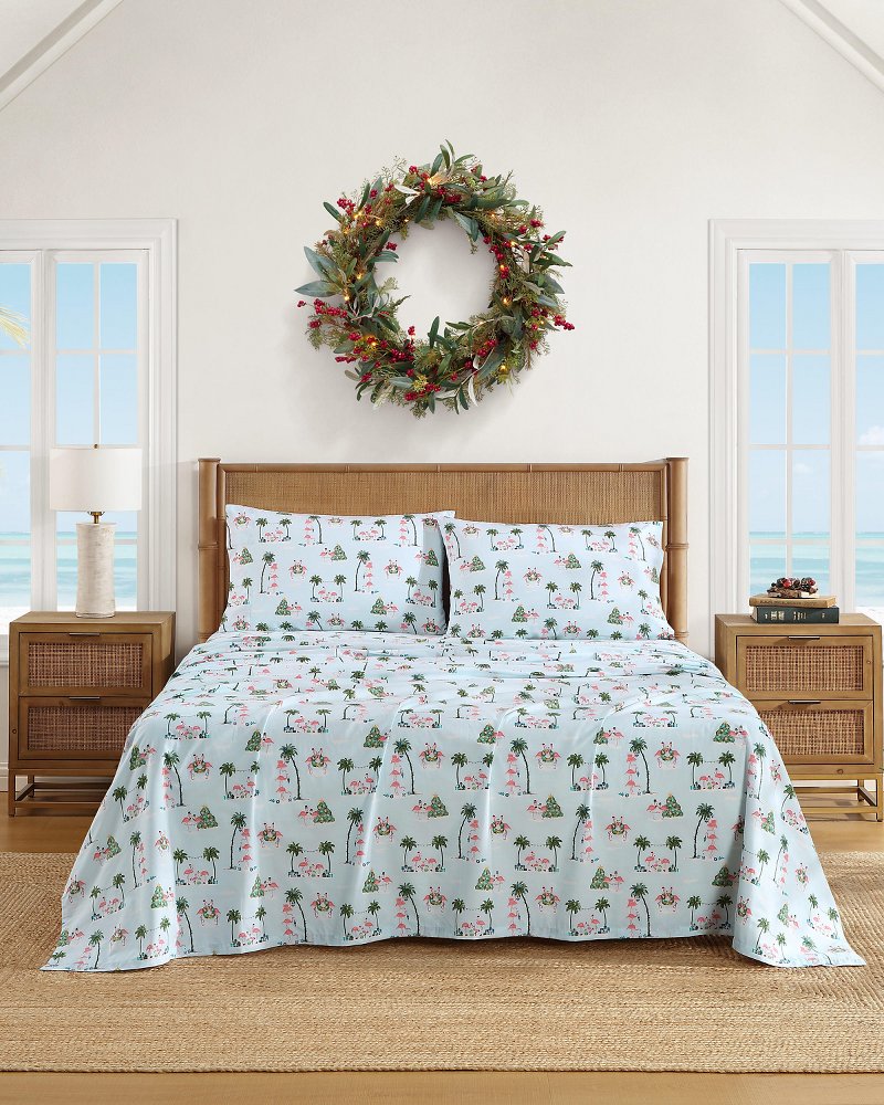 Flamingo Fest 4-Piece Queen Sheet Set