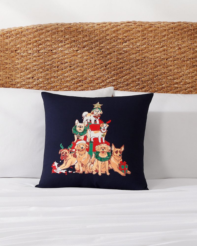 Howliday Dog Decorative Pillow