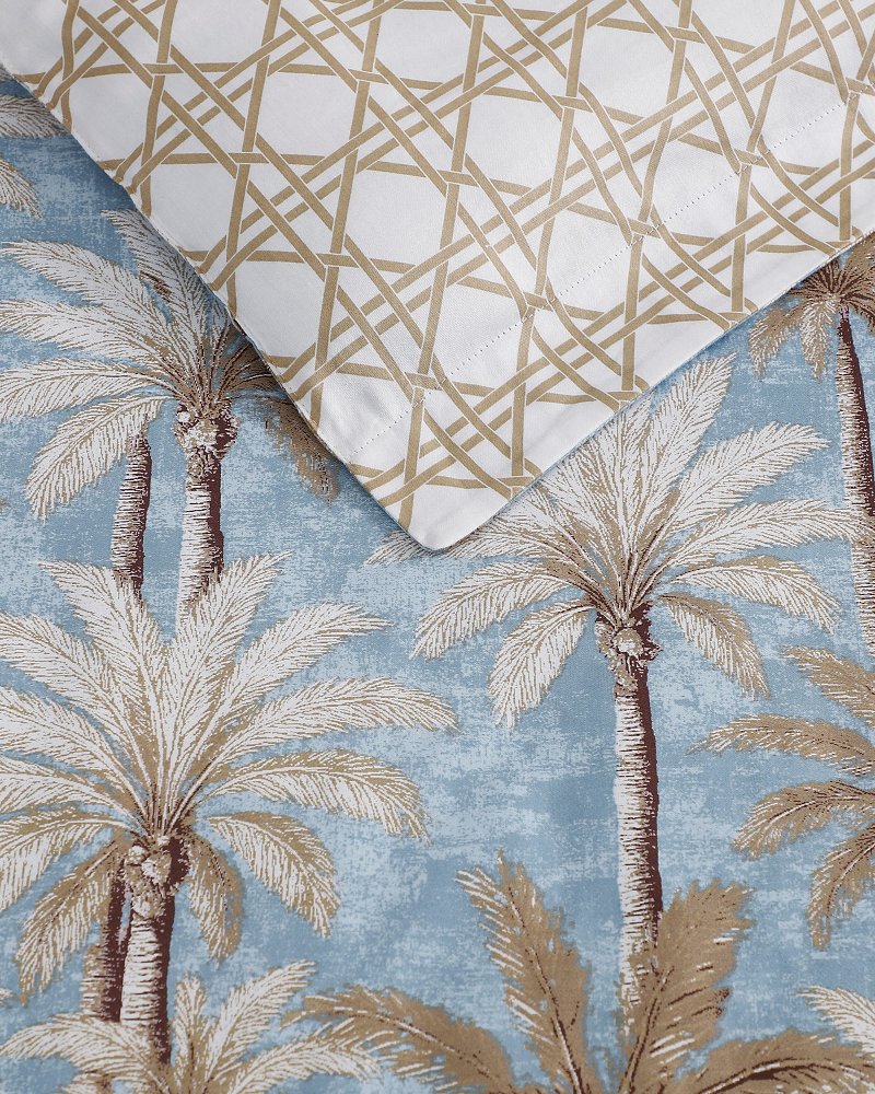 Veranda Palm Reversible 3-Piece King Comforter Set