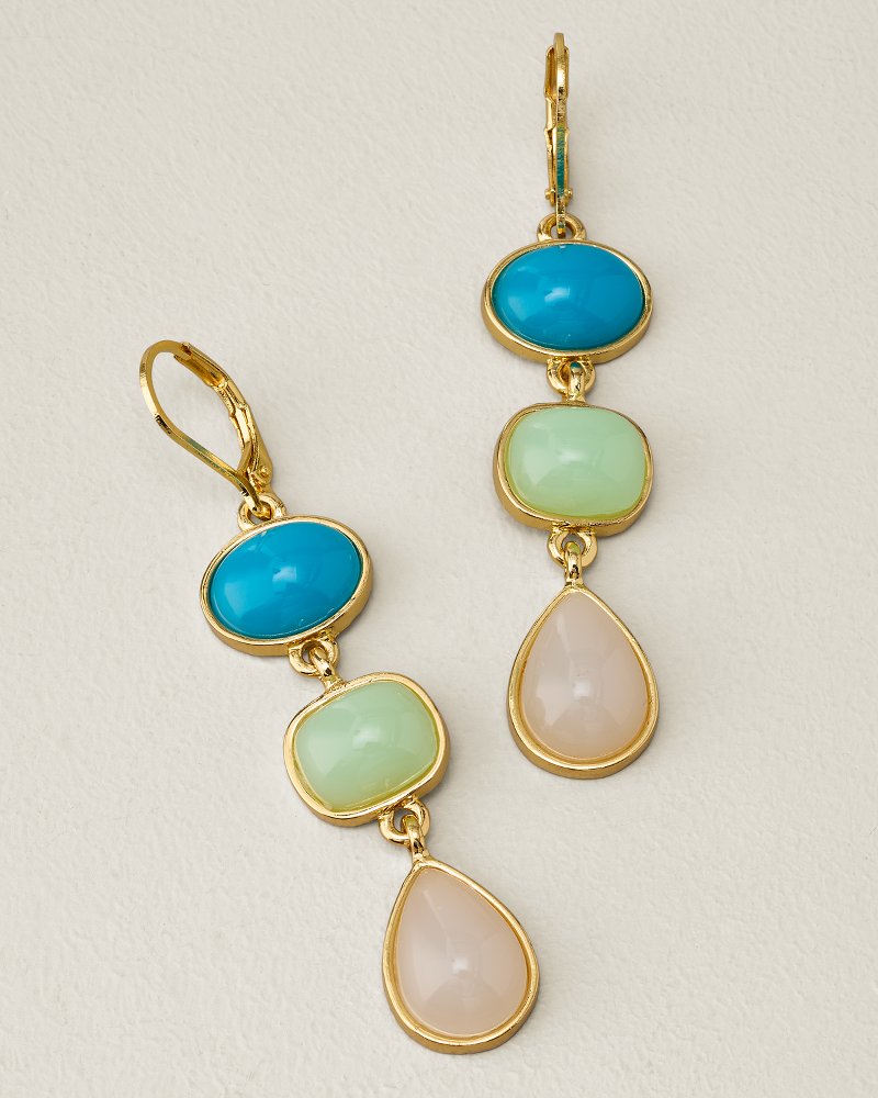 Royal Coast Triple Drop Earrings