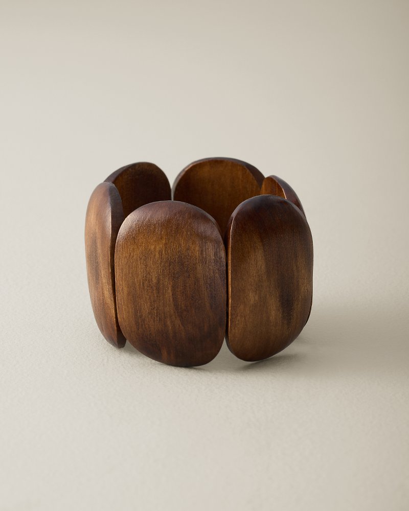 Isla Mer Wood Stretch Bracelet
