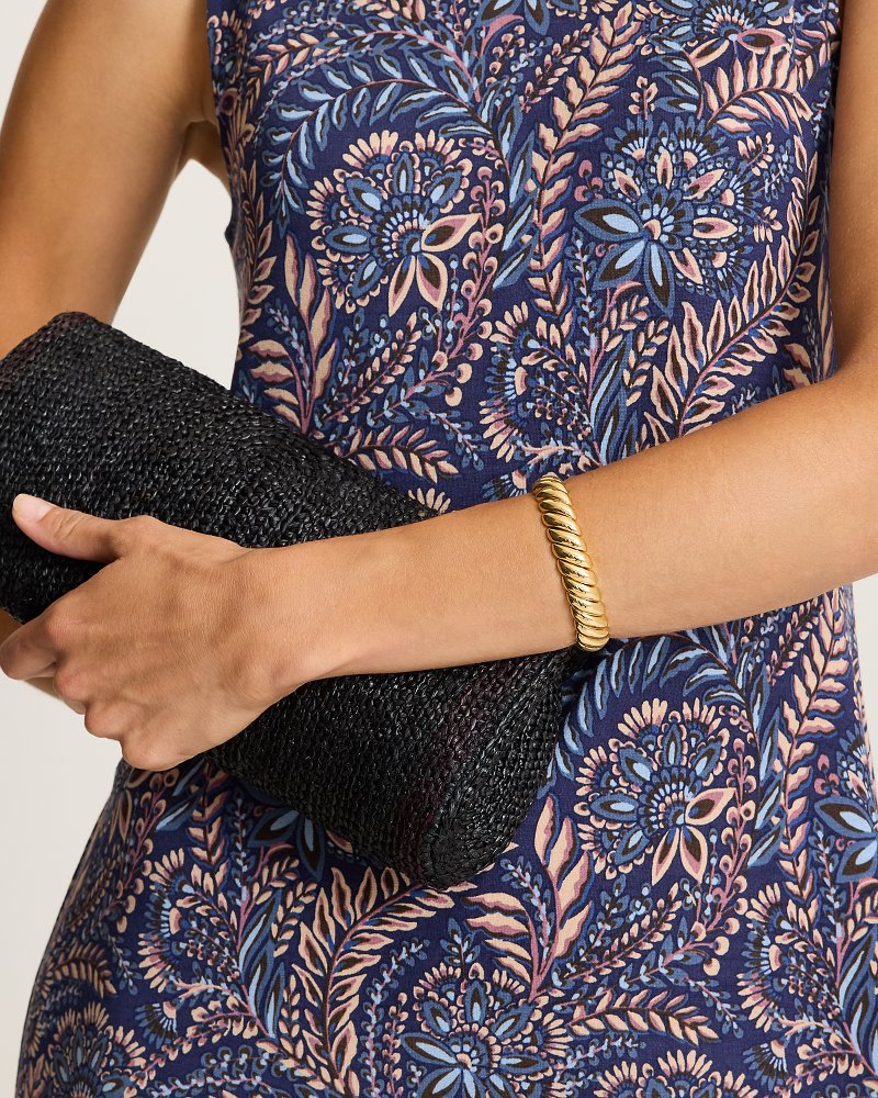 Porto Pearl Gold-Tone Stretch Bracelet