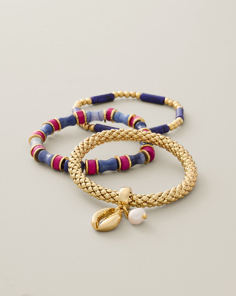 Bronze Horizon Stretch Bracelet Set