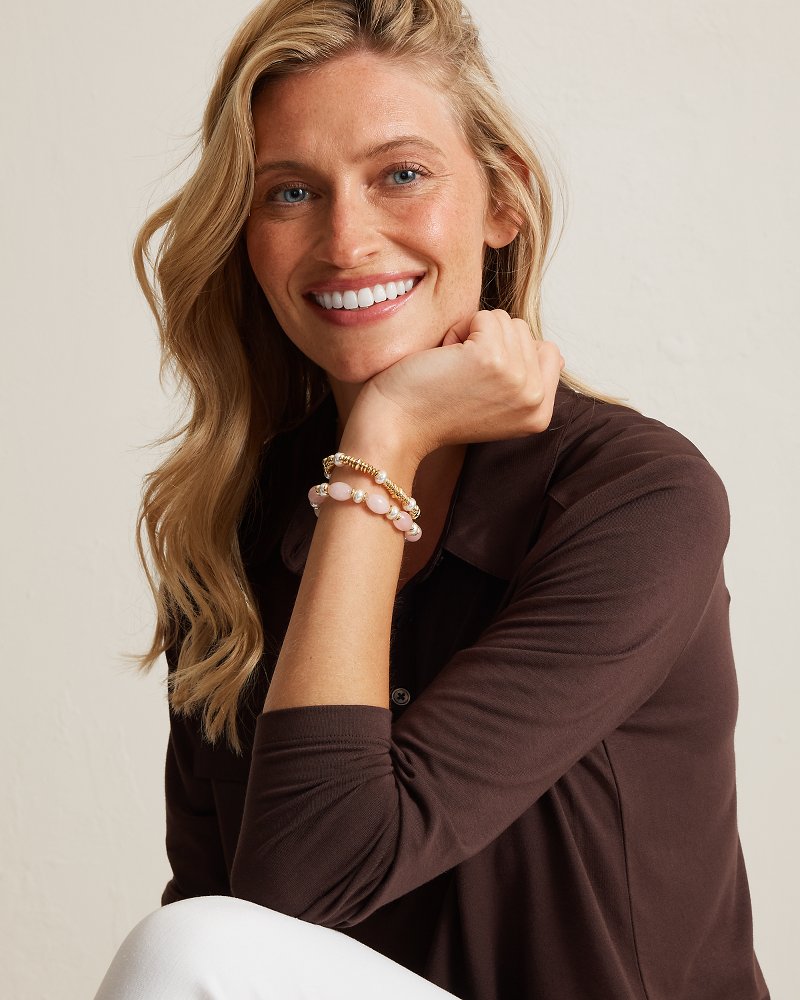 Porto Pearl Stretch Bracelet Set