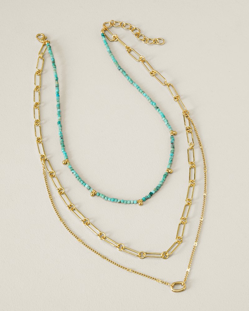 Royal Coast Layered Beaded Necklace