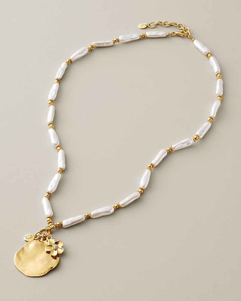 Porto Pearl Pearl Charm Necklace