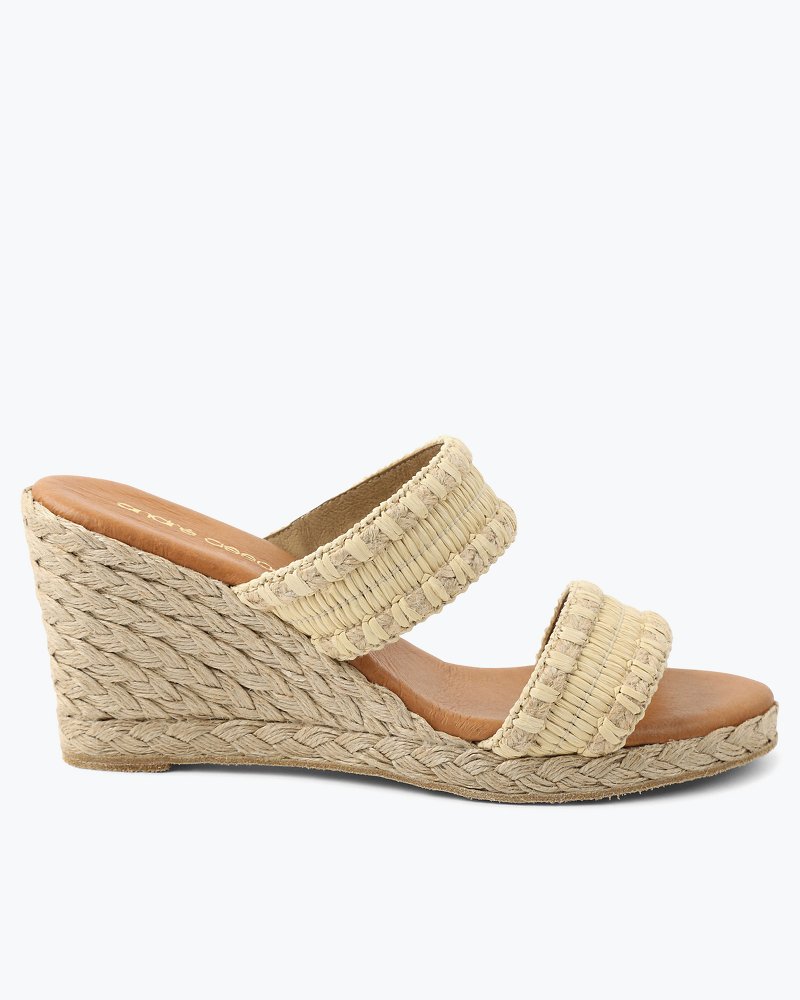 Tommy bahama wedge online flip flops