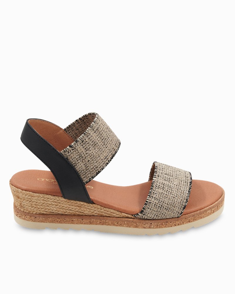 André Assous Neveah Linen Wedges