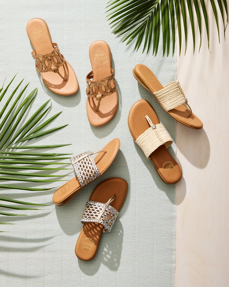 Thumbnail for André Assous Nice Metallic Featherweights™ Sandals