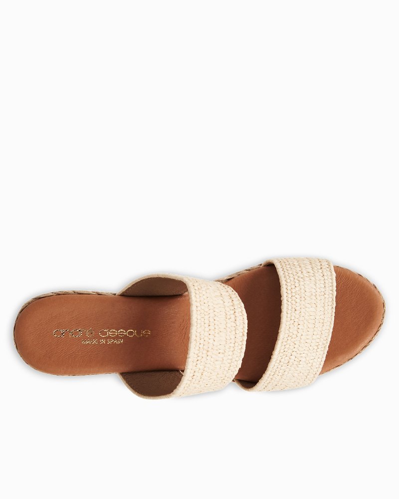 Thumbnail for André Assous Nori Stretch-Raffia Wedges