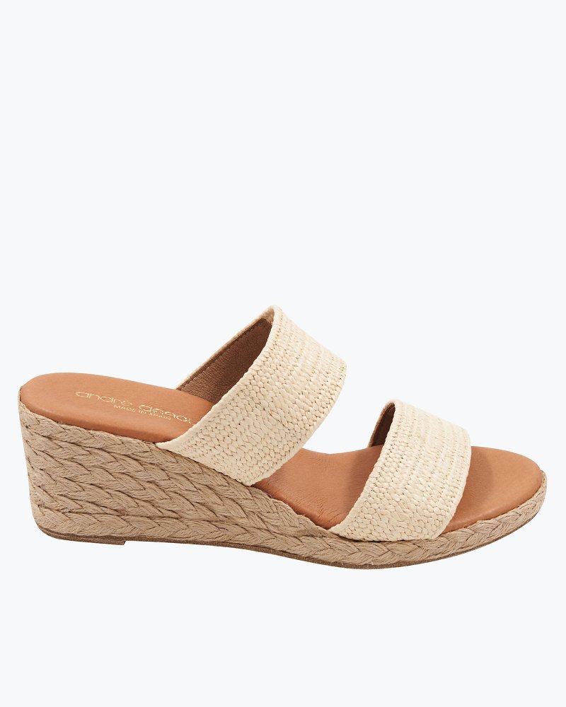 André Assous Nori Espadrille Wedge Sandals