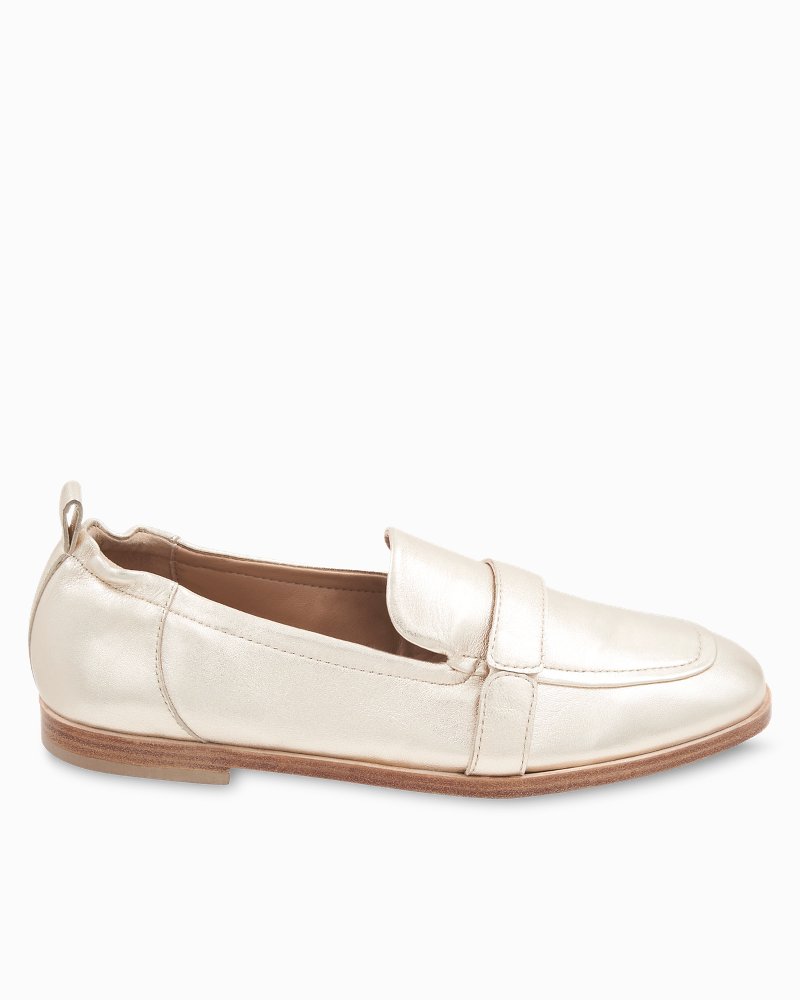 Thumbnail for André Assous Cedar Leather Metallic Featherweights™ Loafers